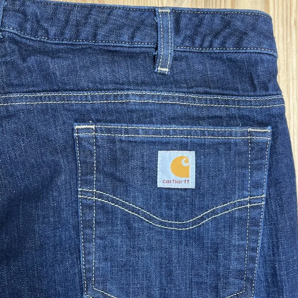 Carhartt Women's  Jeans - Dark Blue - Picture 5 of 7